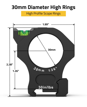 EZshoot Precision High Profile Scope Mount, high profile scope rings