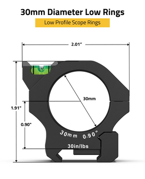 EZshoot Precision High Profile Scope Mount, low profile scope rings