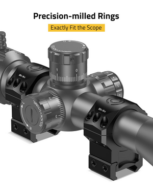 EZshoot Precision Scope Rings, precision-milled rings exactly fit the scope 30mm x 1.26inch