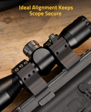 EZshoot Precision High Profile Scope Mount, ldeal alignment keeps scope secure
