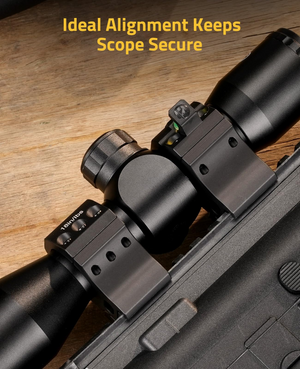 EZshoot Precision High Profile Scope Mount, ldeal alignment keeps scope secure Medium