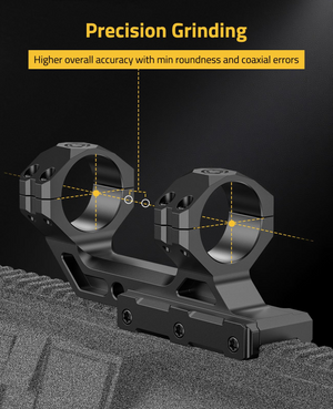 EZshoot Ring Scope Mount, precision grinding 1 Inch
