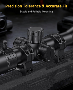 EZshoot 2-piece scope ring, stable and reliable mounting High