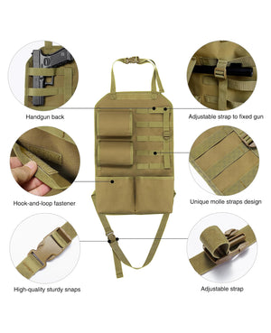 Gun Rack Foldable Gun Holder with Storage Pockets