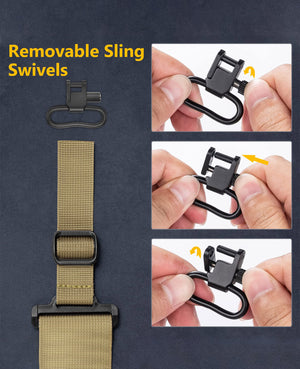 EZshoot Shotgun Sling with Shell Holder Holds 15 Shells for 12 Gauge for Outdoors