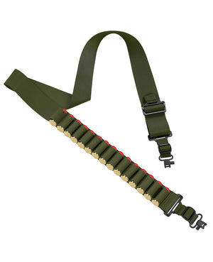 EZshoot Shotgun Sling with Shell Holder Holds 15 Shells for 12 Gauge for Outdoors