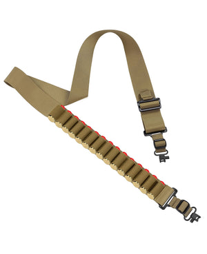 EZshoot Shotgun Sling with Shell Holder Holds 15 Shells for 12 Gauge for Outdoors