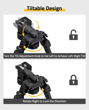 EZshoot Sling Stud Bipod Tilting Sling Swivel Bipod Lightweight High-Strength