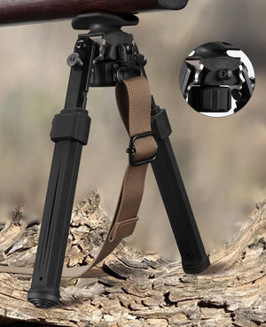 EZshoot Best Bipod with Sling Stud for AR-15 Rifle Hunting