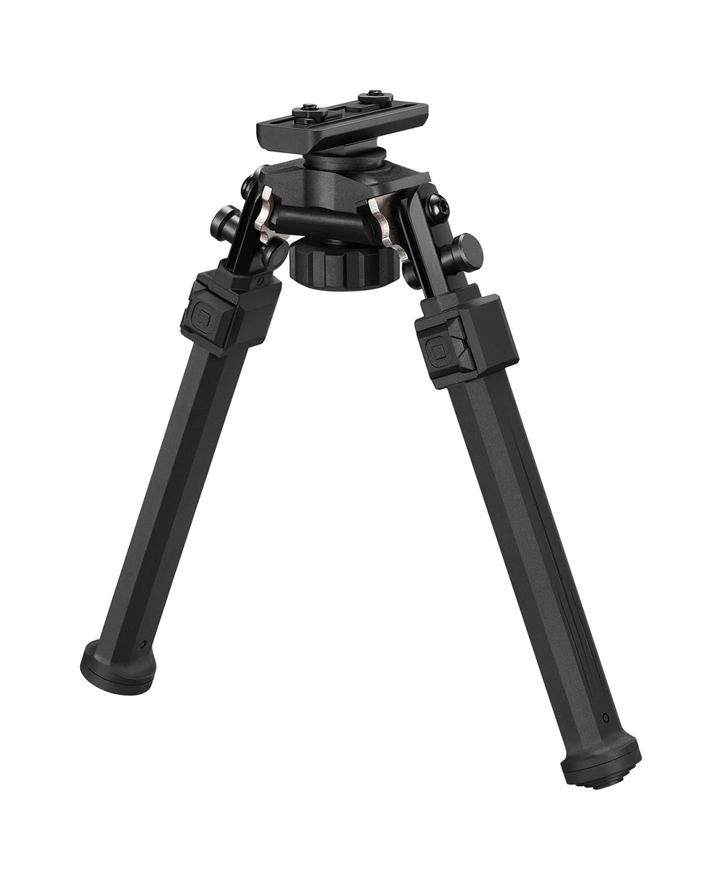 EZshoot Tactical Bipod with Swivel Tilt Sturdy - Compatible with M-rail - Black Color