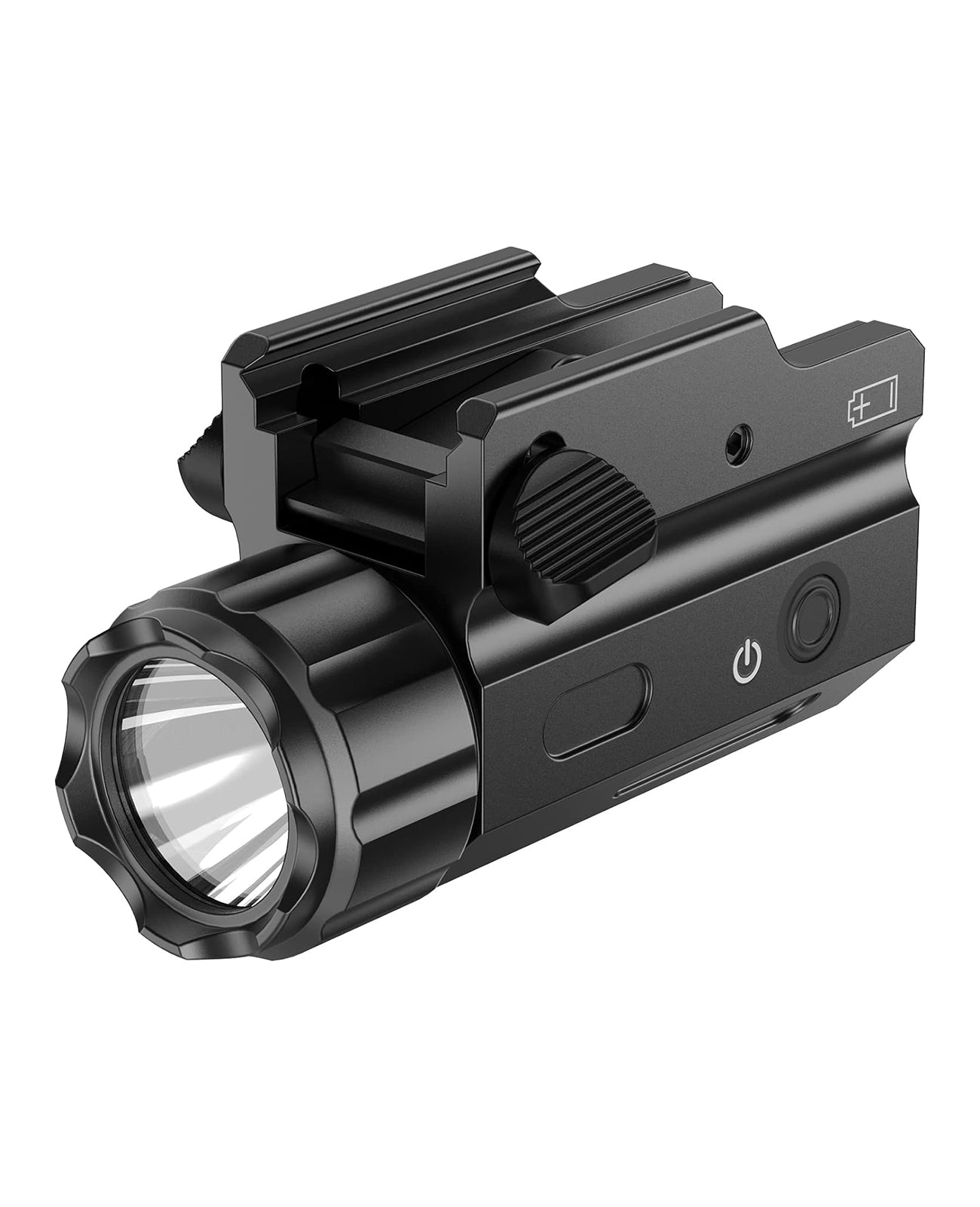 EZshoot Tactical Flashlight 250 Lumens Pistol Flashlight for Picatinny Rail