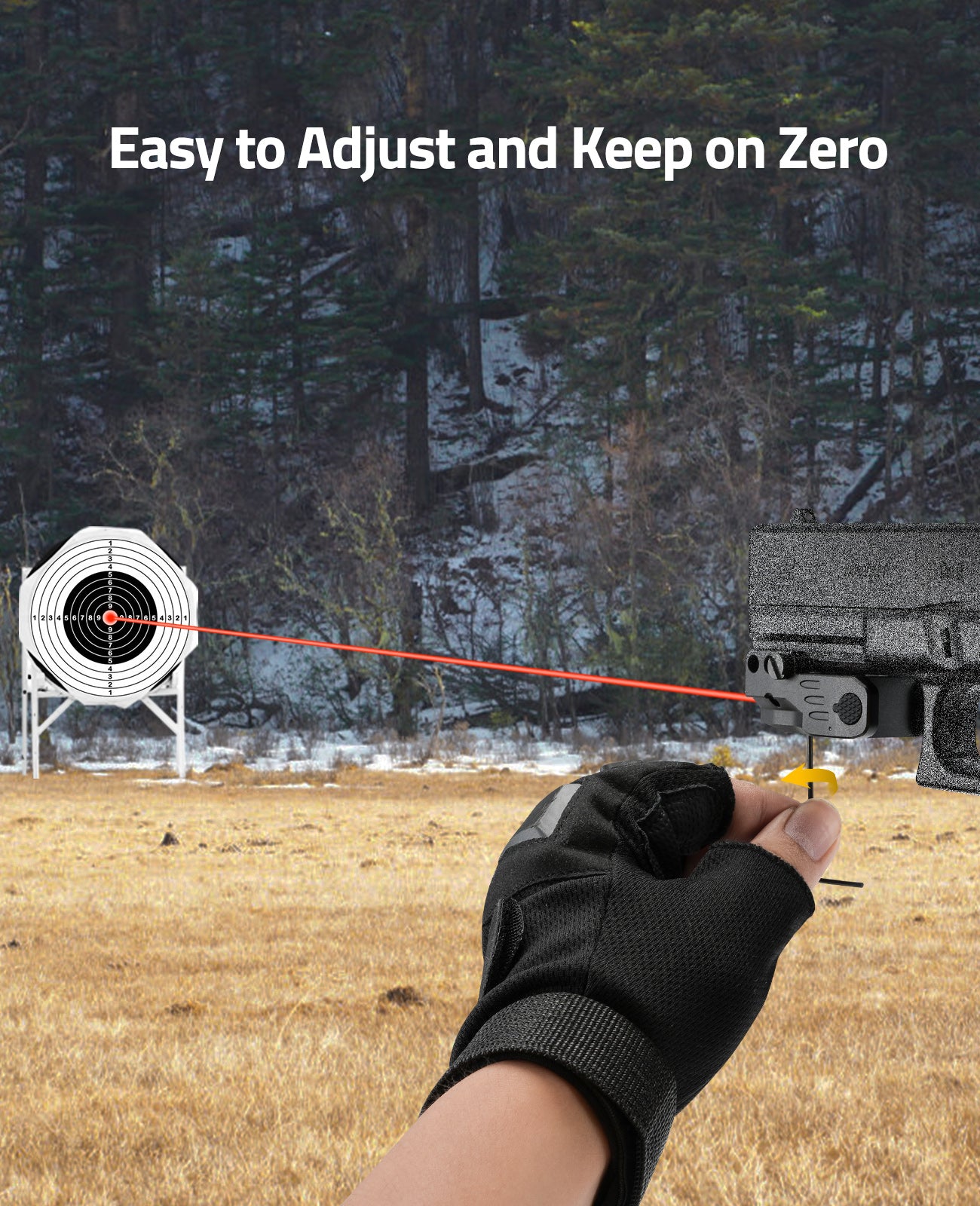 EZshoot Compact Tactical Red Laser Sights with Picatinny Rail Mount for  Pistol Handgun Gun Rifle at Rs 2850/piece, scope for gun in New Delhi
