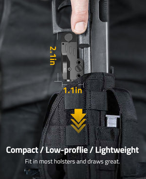 Compact Low-profile Pistol Laser Sight Fit in Most Holsters