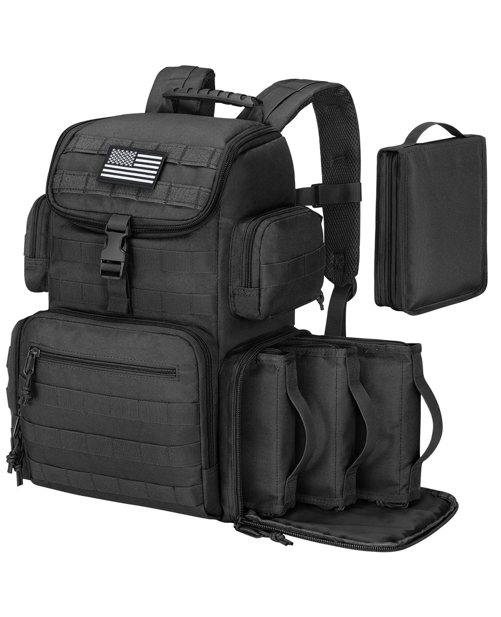 EZshoot Tactical Range Backpack Large Military Molle Assault Pack Rucksack