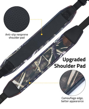 EZshoot Two Point Sling Rifle Sling with Wide Neoprene Padded for Outdoors