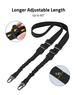 EZshoot Adjustable Two Point Sling with Removable Shoulder Pad
