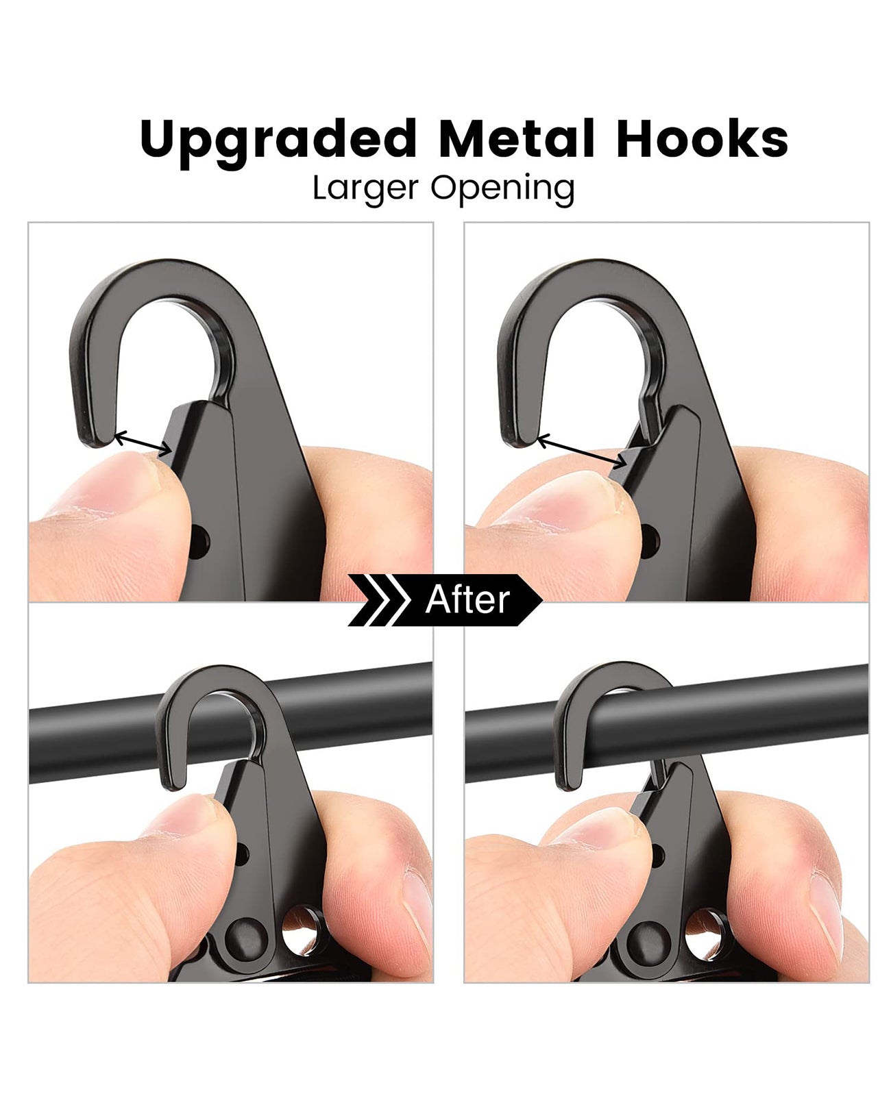 EZshoot Two Points Sling with Length Adjuster Metal Hook 2 Pack