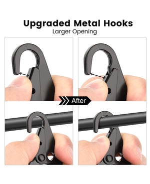 EZshoot Two Points Sling with Length Adjuster Metal Hook 2 Pack
