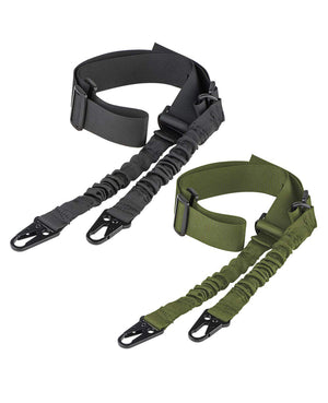 EZshoot Two Points Sling with Length Adjuster Metal Hook 2 Pack