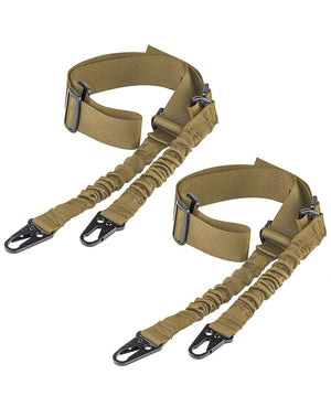 EZshoot Two Points Sling with Length Adjuster Metal Hook 2 Pack