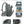 frontpocket waistpockets elasticside pocket – EZshoot Hiking Water Backpack (grey)