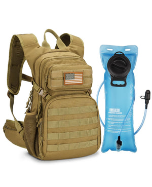 hydration bladder – EZshoot Hiking Hydration Pack 22L (khaki)