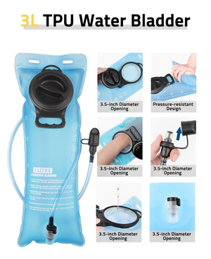 hydration bladder rinsewith warm waterunder – EZshoot 3L Bladder Green