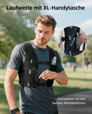 laufweste mit xl-handytasche kompatibel mit den – EZshoot running vests