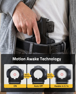 motion awake technology up – EZshoot 46MOA Multi-Reticle Sight