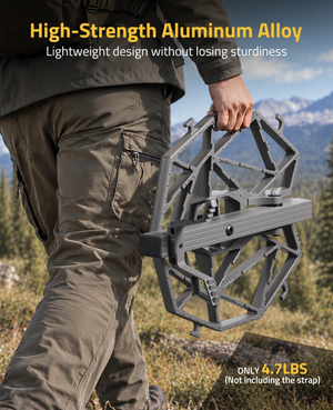 (not including the strap) – EZshoot help maintain platform
