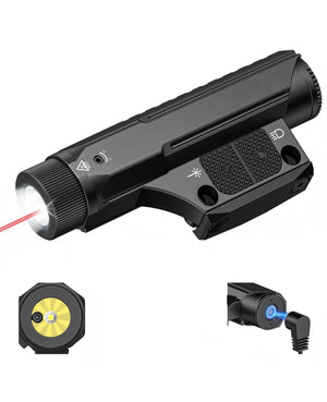 o – EZshoot 2600 Lumens Rifle Light (light with red beam)