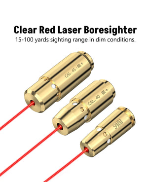 clear red laser boresighter bright laser bore sight for ar15 best boresighter tool