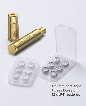 ezshoot bore sight kit for 9mm 223rem bore sighting tool for rifles bore sighter