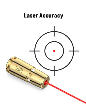 ezshoot bore sighter for 9mm rifle with high laser accuracy best laser bore sight