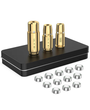 ezshoot best bore sight for cal.45 cal.40 9mm red laser bore sighter for rifle accurate shooting