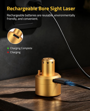 rechargeable bore sight laser – EZshoot Green Laser (650nm Red laser)