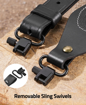 removable sling swivels – EZshoot point sling (black)