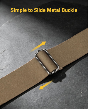 simple to slide metal buckle – EZshoot Two Point Sling (brown)