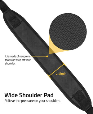 that won't slip off your shoulder – EZshoot hunting rifle sling