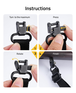 turn to the maximum press – EZshoot two point sling