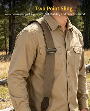 two point sling – EZshoot Point Sling (brown)