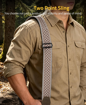 two point sling – EZshoot Point Sling (mixed brown)