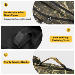 two-way lockable sturdy zipper – EZshoot Padded Crossbow Bag