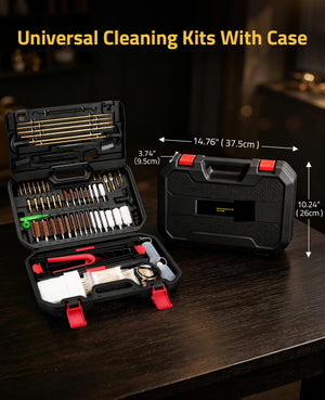 universal cleaning kits with case – EZshoot Gun Cleaning Kit 238 PCS