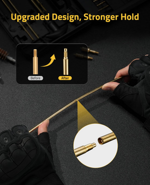 upgraded design, stronger hold – EZshoot holding the gun