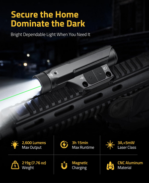 weight charging material – EZshoot Laser Combo (light with green beam)